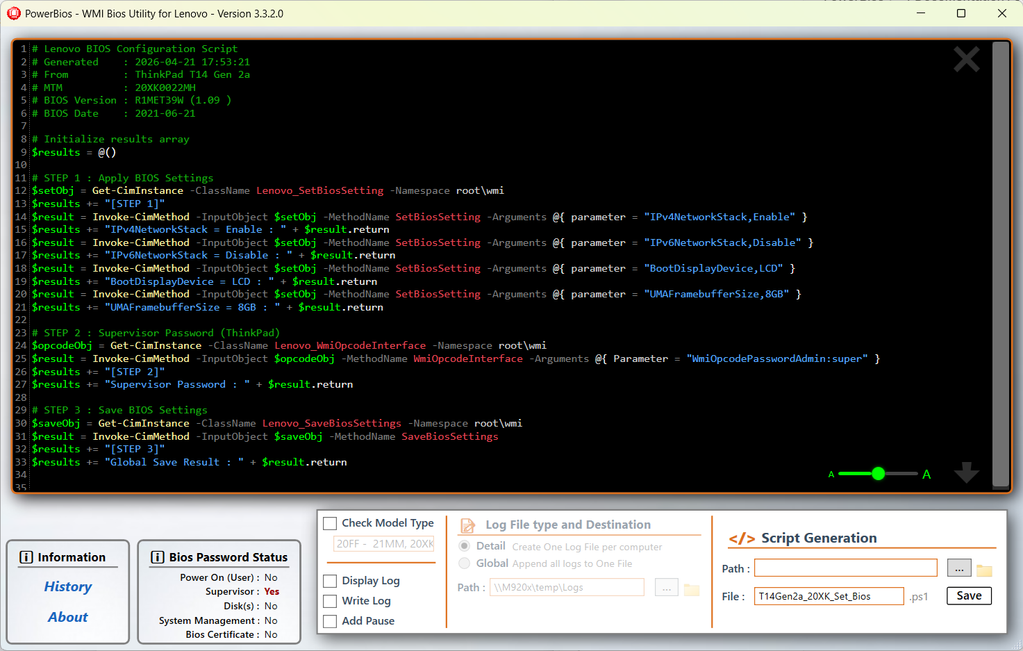 Script Generator